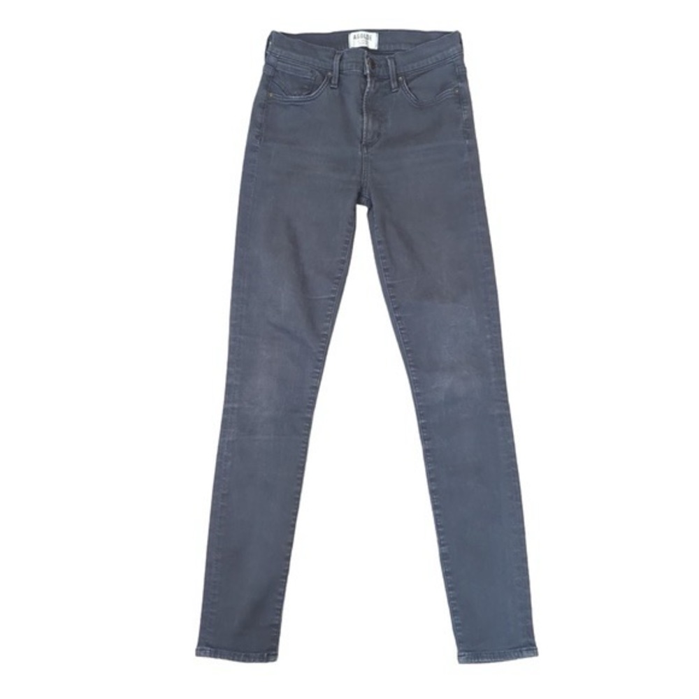 Agolde Gray Mid Rise Skinny Jeans